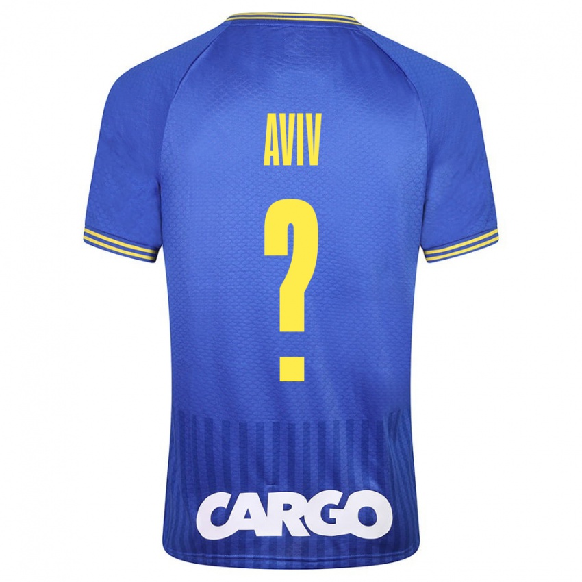 Férfi Yoyo Aviv #0 Fehér Idegenbeli Jersey 2024/25 Mez Póló Ing