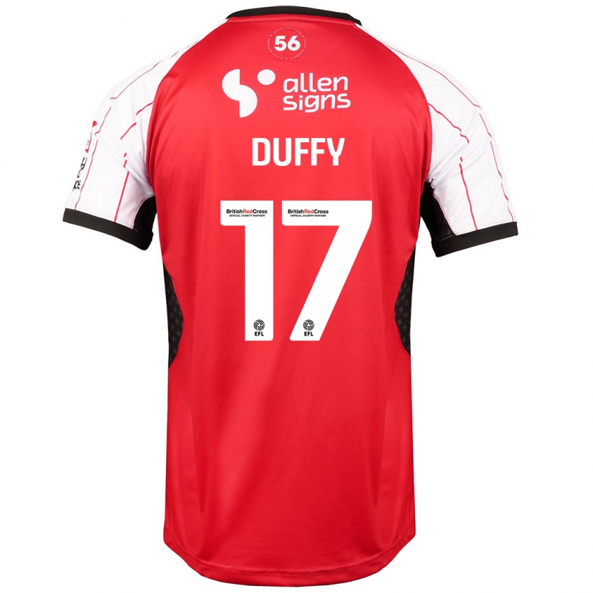 Női Dylan Duffy #17 Fehér Hazai Jersey 2024/25 Mez Póló Ing