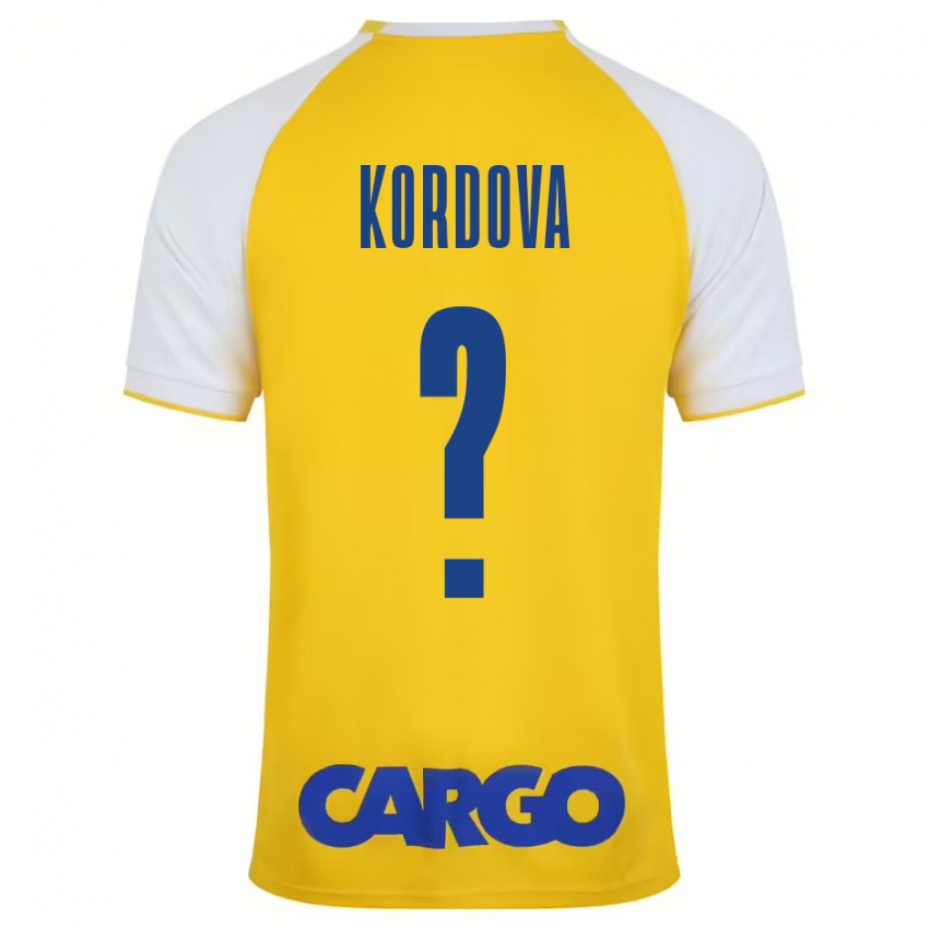 Női Adir Kordova #0 Sárga Fehér Hazai Jersey 2024/25 Mez Póló Ing