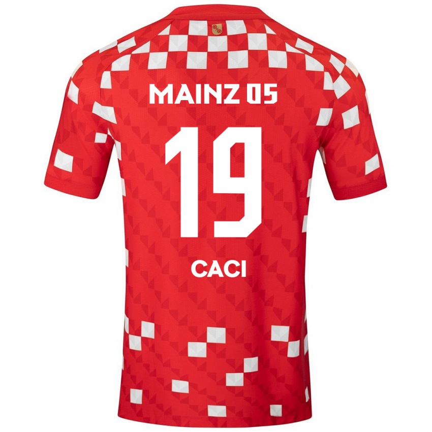 Női Anthony Caci #19 Fehér Piros Hazai Jersey 2024/25 Mez Póló Ing