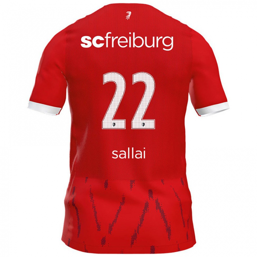 Női Roland Sallai #22 Piros Hazai Jersey 2024/25 Mez Póló Ing