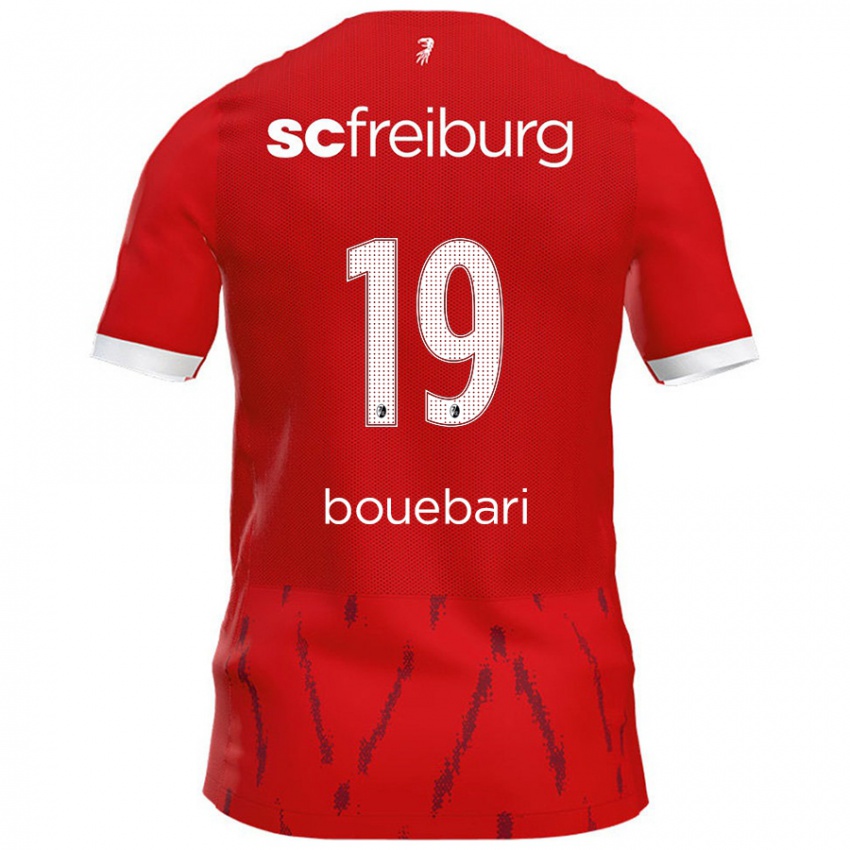 Női Franci Bouebari #19 Piros Hazai Jersey 2024/25 Mez Póló Ing