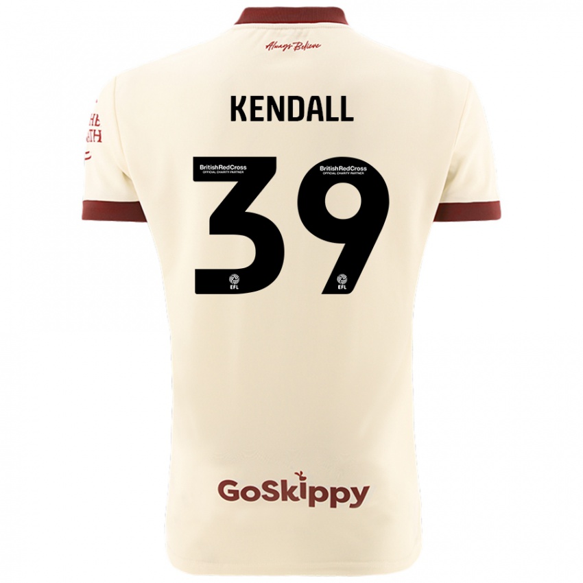 Női Maya Kendall #39 Krém Fehér Idegenbeli Jersey 2024/25 Mez Póló Ing