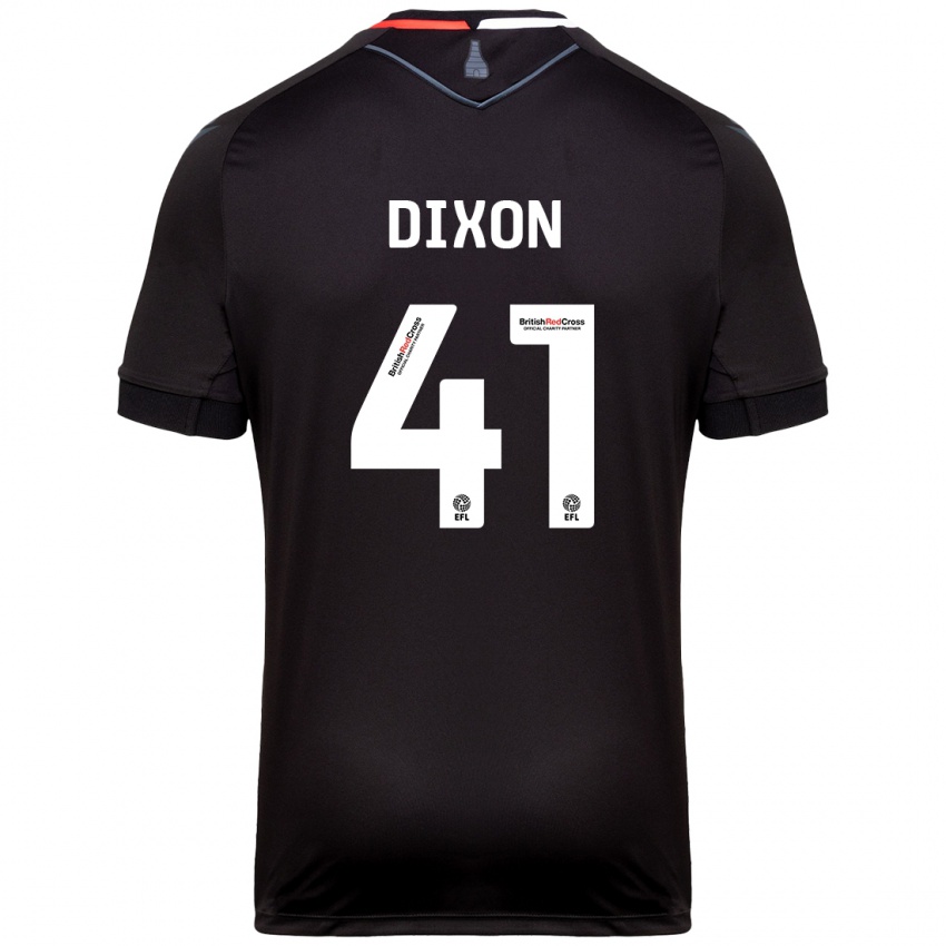 Női Jaden Dixon #41 Fekete Idegenbeli Jersey 2024/25 Mez Póló Ing