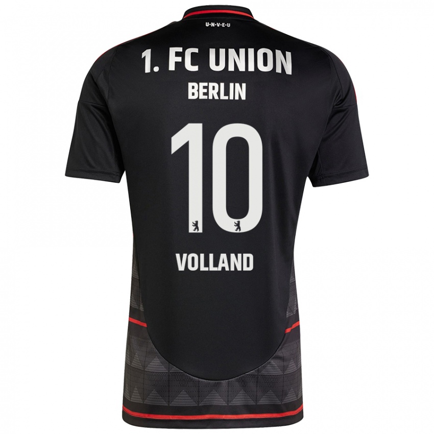 Női Kevin Volland #10 Fekete Idegenbeli Jersey 2024/25 Mez Póló Ing