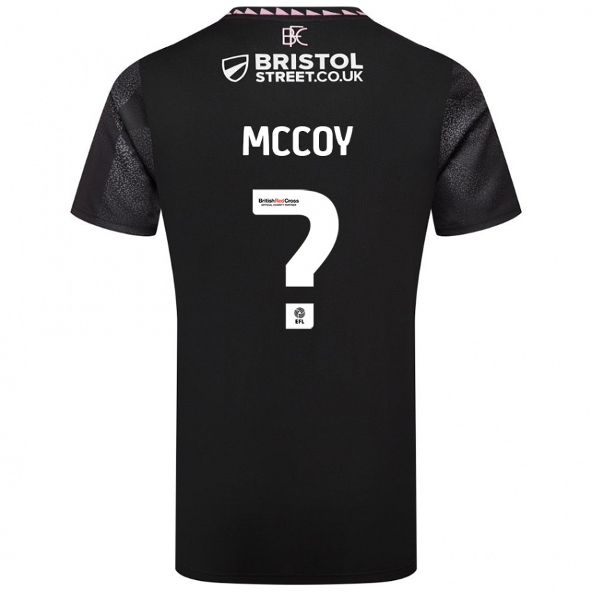 Női Adam Mccoy #0 Fekete Idegenbeli Jersey 2024/25 Mez Póló Ing