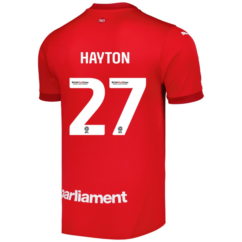 Gyermek Adam Hayton #27 Piros Hazai Jersey 2024/25 Mez Póló Ing