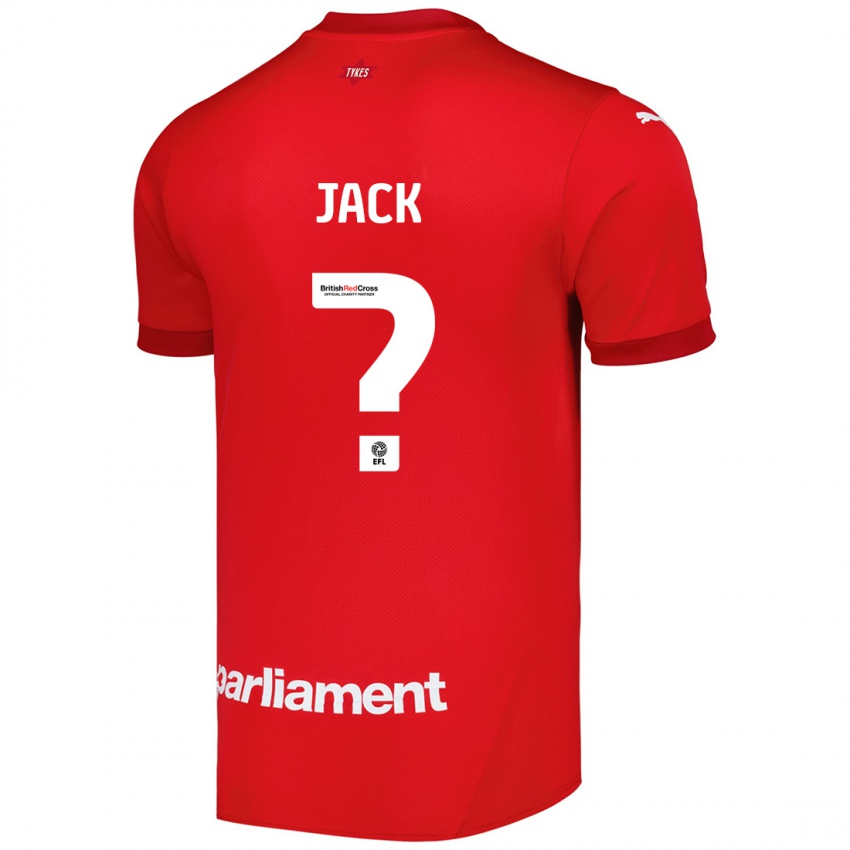 Gyermek Jack Woodcock #0 Piros Hazai Jersey 2024/25 Mez Póló Ing