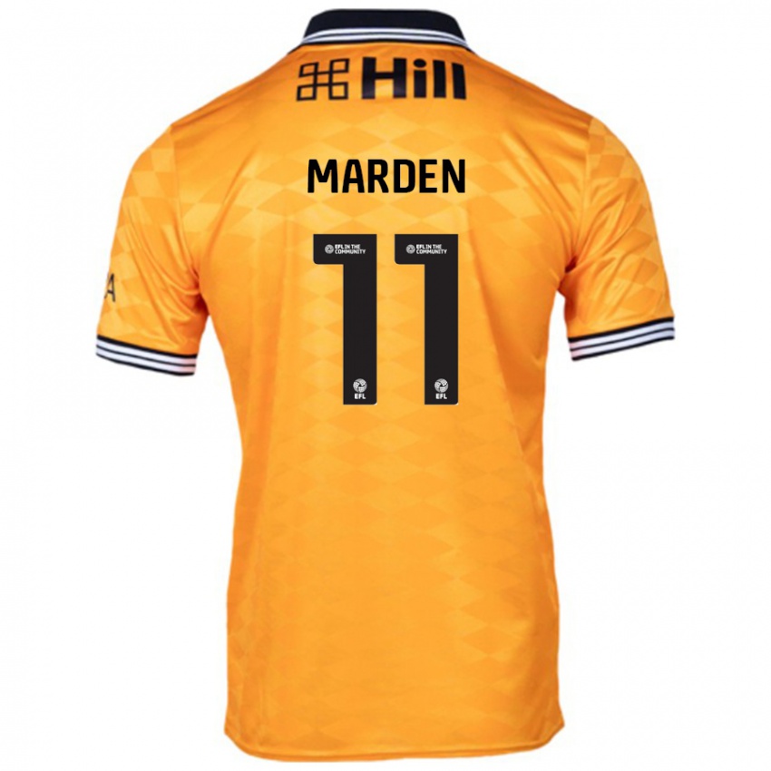 Gyermek Ella Marden #11 Narancs Hazai Jersey 2024/25 Mez Póló Ing