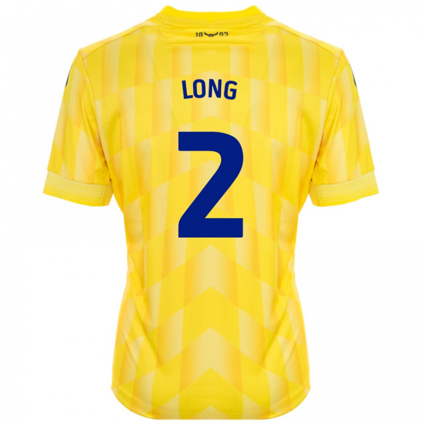 Gyermek Sam Long #2 Sárga Hazai Jersey 2024/25 Mez Póló Ing