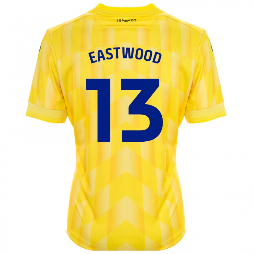 Gyermek Simon Eastwood #13 Sárga Hazai Jersey 2024/25 Mez Póló Ing