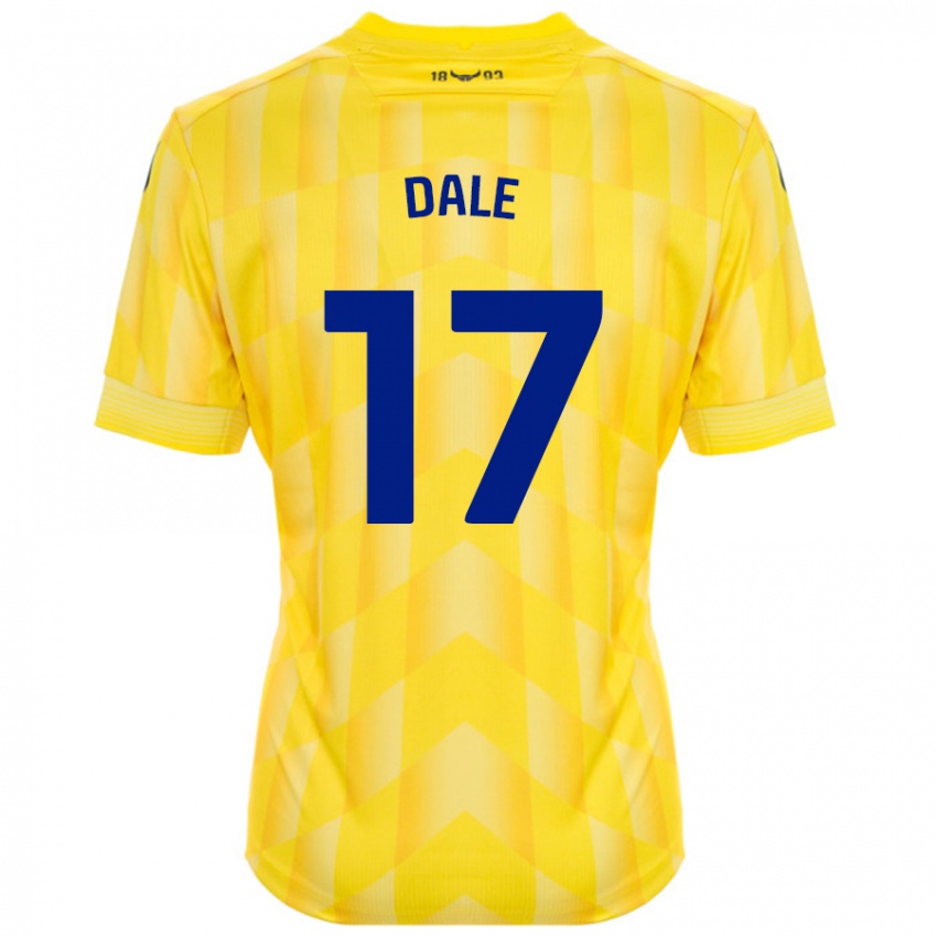 Gyermek Owen Dale #17 Sárga Hazai Jersey 2024/25 Mez Póló Ing