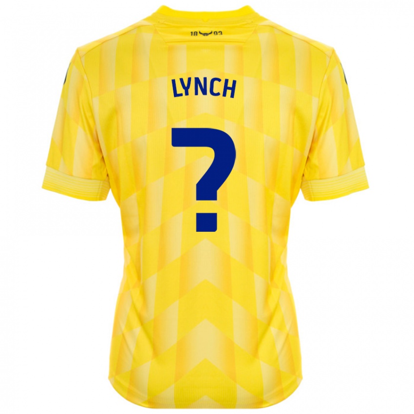 Gyermek Bobby Lynch #0 Sárga Hazai Jersey 2024/25 Mez Póló Ing