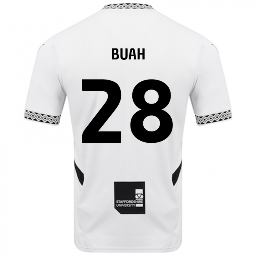 Gyermek Andrew Buah #28 Fehér Hazai Jersey 2024/25 Mez Póló Ing