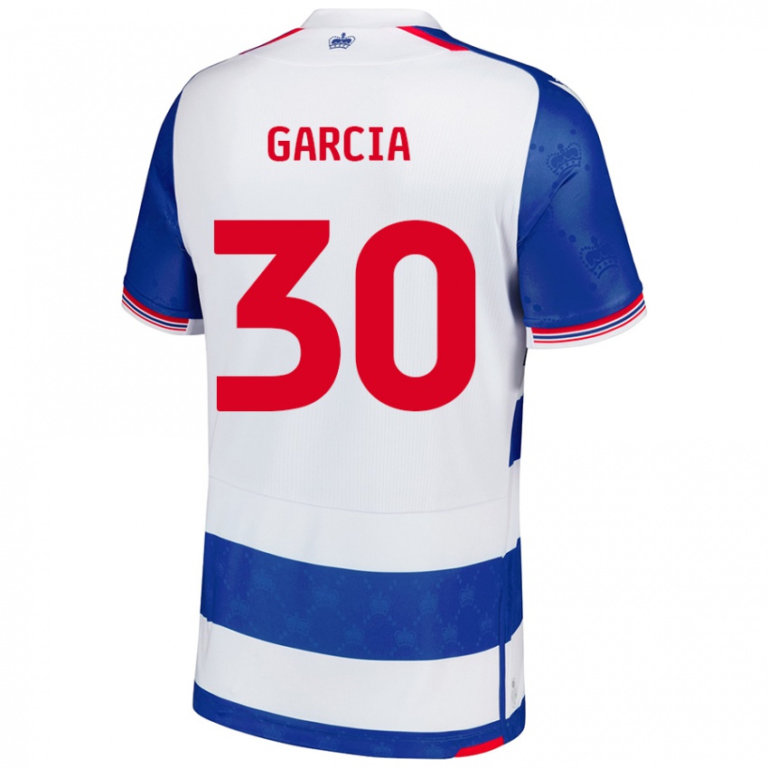 Gyermek Andre Garcia #30 Kék Fehér Hazai Jersey 2024/25 Mez Póló Ing