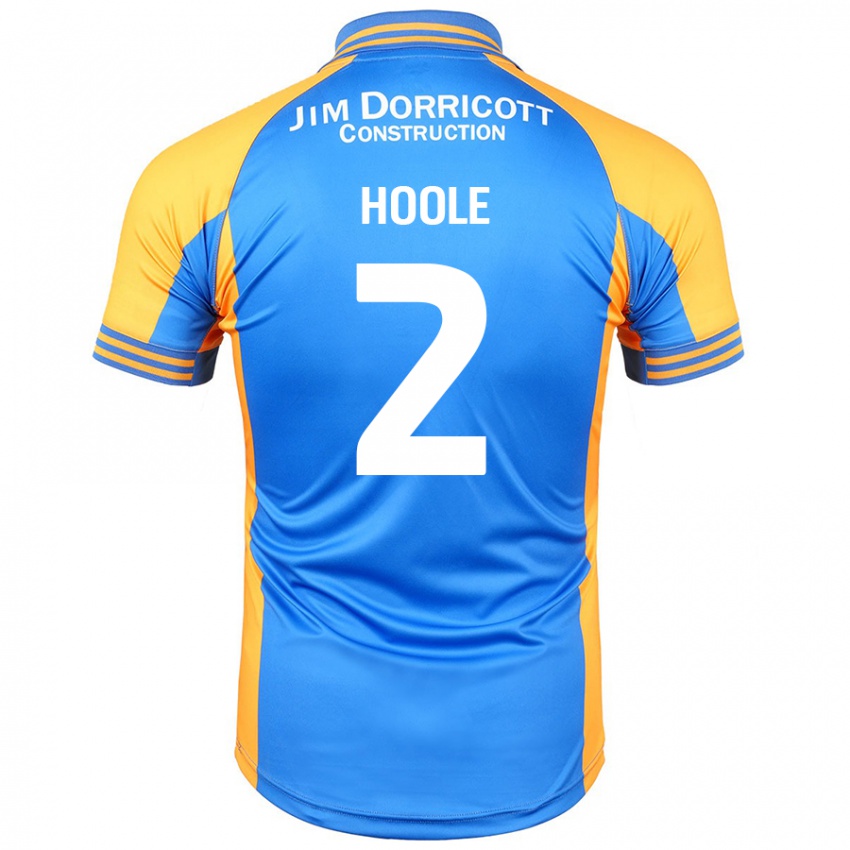 Gyermek Luca Hoole #2 Kék Borostyán Hazai Jersey 2024/25 Mez Póló Ing