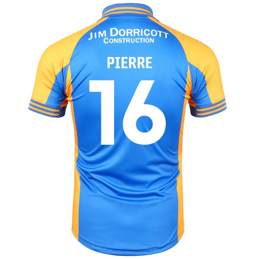 Gyermek Aaron Pierre #16 Kék Borostyán Hazai Jersey 2024/25 Mez Póló Ing