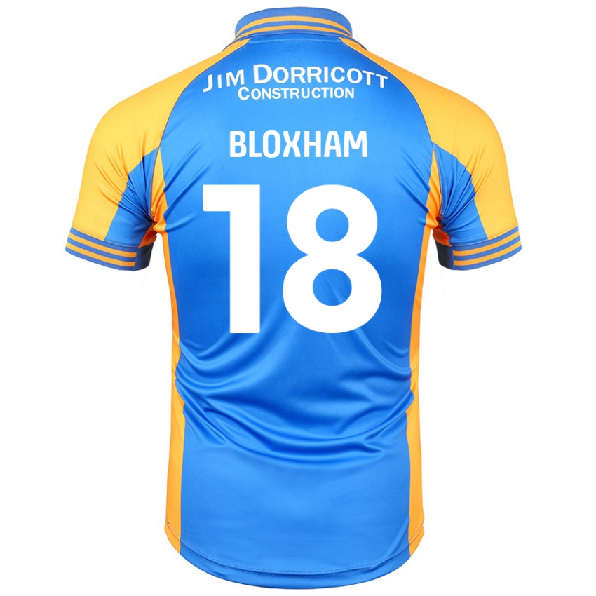 Gyermek Tom Bloxham #18 Kék Borostyán Hazai Jersey 2024/25 Mez Póló Ing