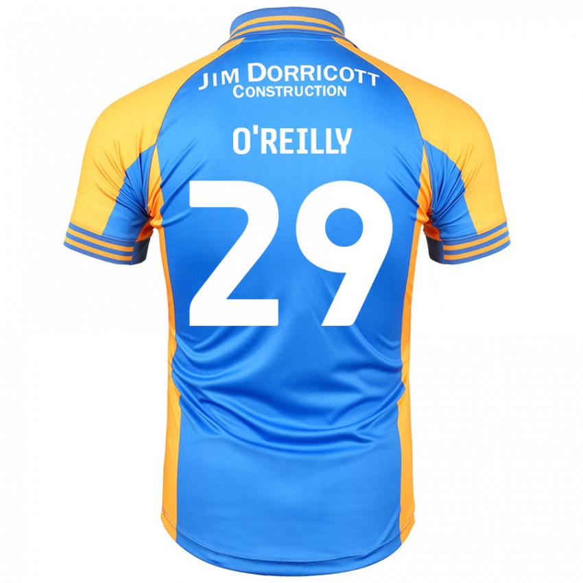 Gyermek Tommi O'reilly #29 Kék Borostyán Hazai Jersey 2024/25 Mez Póló Ing