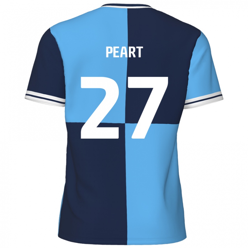 Gyermek Brody Peart #27 Égszínkék Sötétkék Hazai Jersey 2024/25 Mez Póló Ing