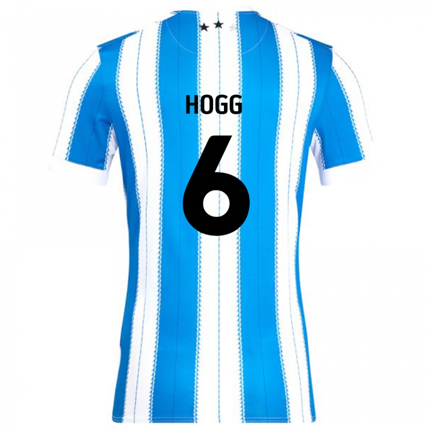 Gyermek Jonathan Hogg #6 Kék Fehér Hazai Jersey 2024/25 Mez Póló Ing