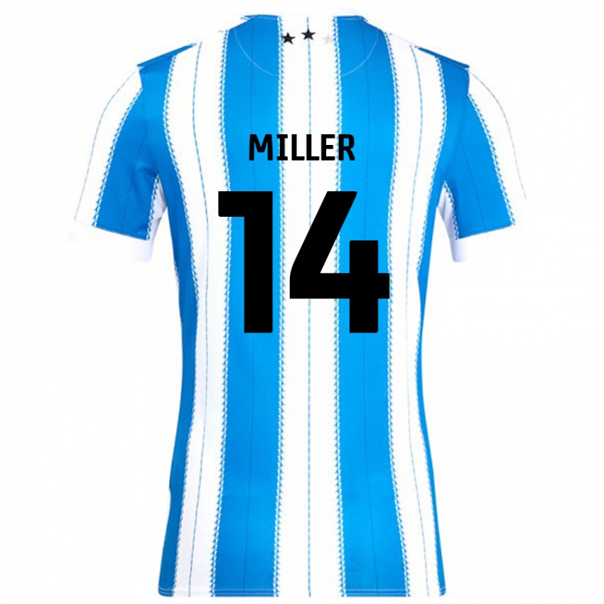 Gyermek Mickel Miller #14 Kék Fehér Hazai Jersey 2024/25 Mez Póló Ing