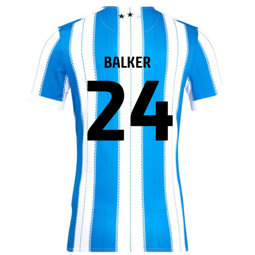 Gyermek Radinio Balker #24 Kék Fehér Hazai Jersey 2024/25 Mez Póló Ing