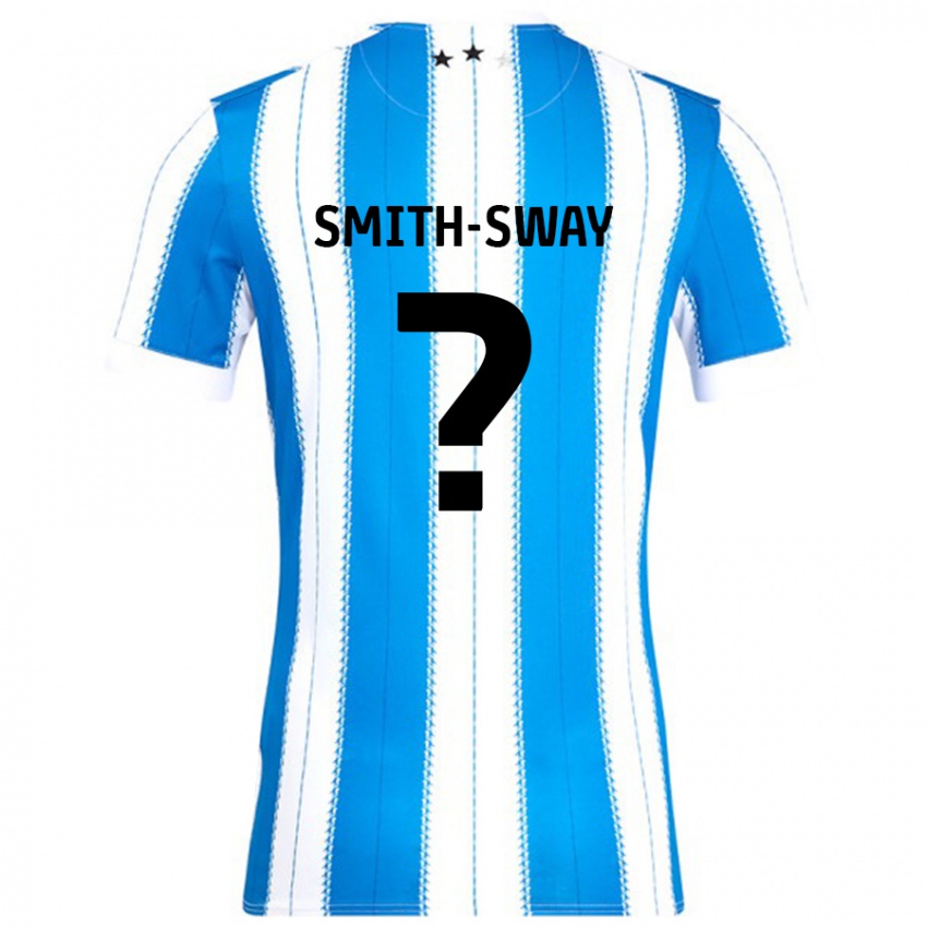 Gyermek Jay Smith-Sway #0 Kék Fehér Hazai Jersey 2024/25 Mez Póló Ing