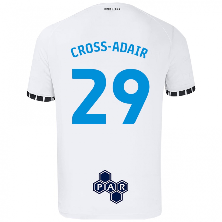 Gyermek Finlay Cross-Adair #29 Fehér Hazai Jersey 2024/25 Mez Póló Ing