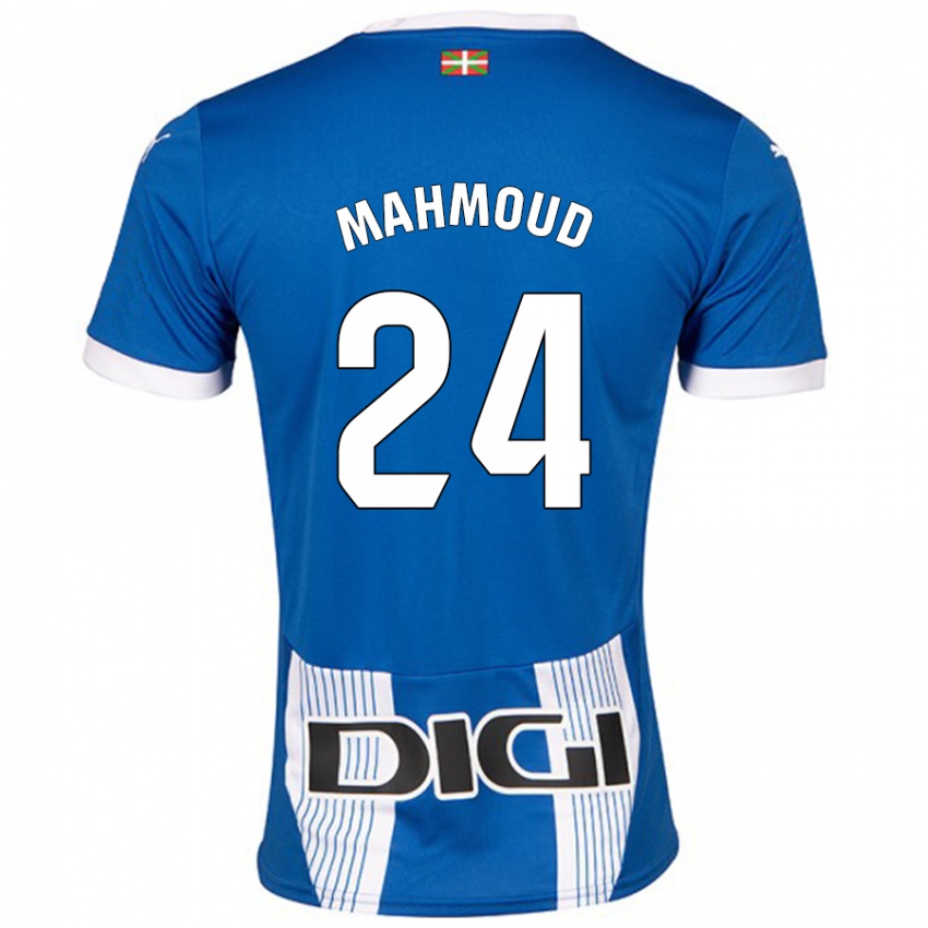 Gyermek Abdallahi Mahmoud #24 Kék Hazai Jersey 2024/25 Mez Póló Ing