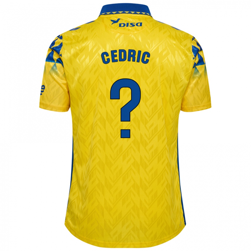 Gyermek Iván Cédric #0 Sárga Kék Hazai Jersey 2024/25 Mez Póló Ing