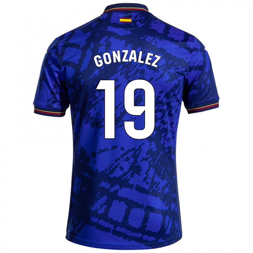 Gyermek Peter Gonzalez #19 Sötétebb Kék Hazai Jersey 2024/25 Mez Póló Ing