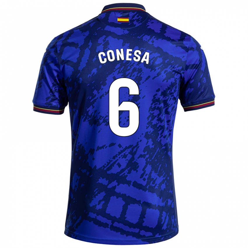 Gyermek Nico Conesa #6 Sötétebb Kék Hazai Jersey 2024/25 Mez Póló Ing