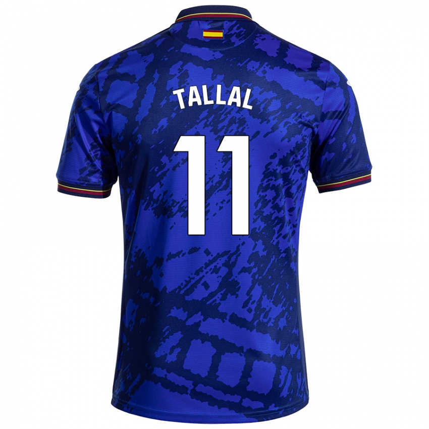 Gyermek Yassin Tallal #11 Sötétebb Kék Hazai Jersey 2024/25 Mez Póló Ing