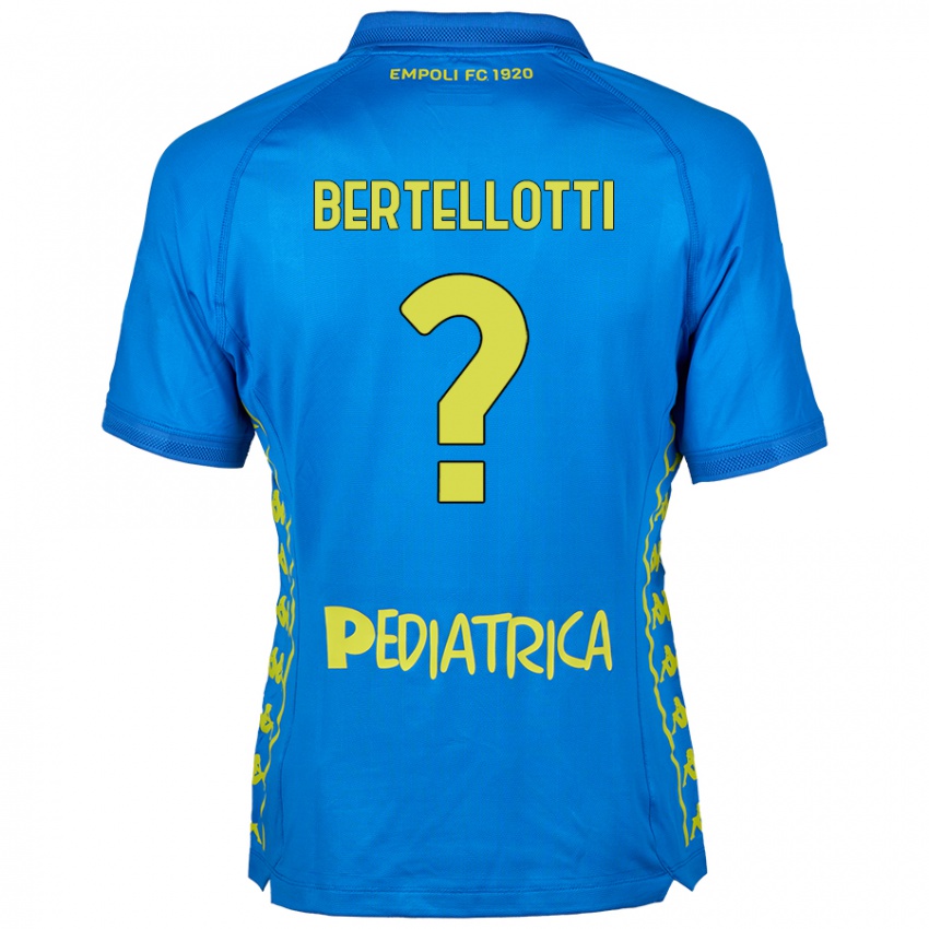 Gyermek Giacomo Bertellotti #0 Kék Hazai Jersey 2024/25 Mez Póló Ing