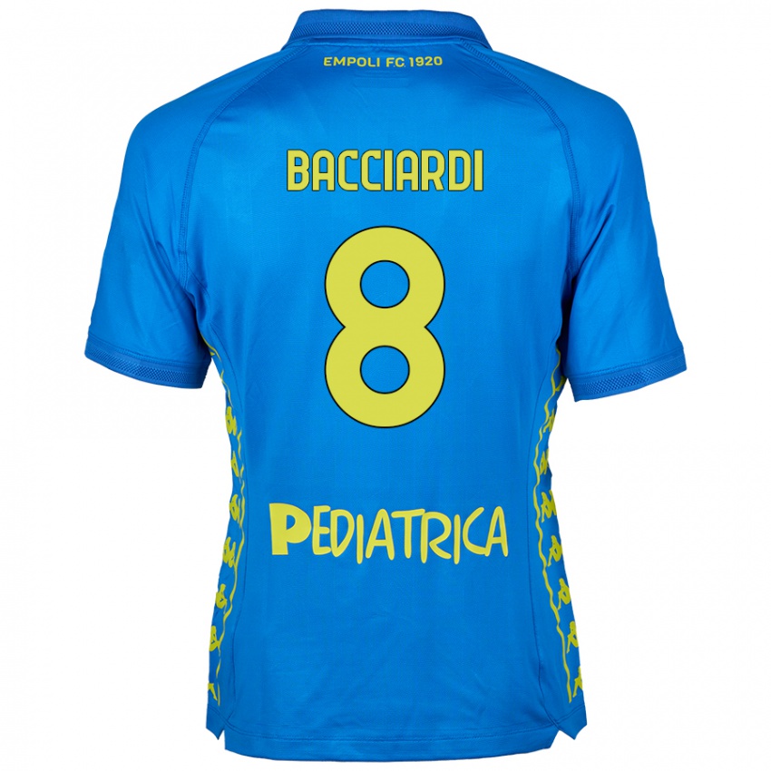 Gyermek Andrea Bacciardi #8 Kék Hazai Jersey 2024/25 Mez Póló Ing