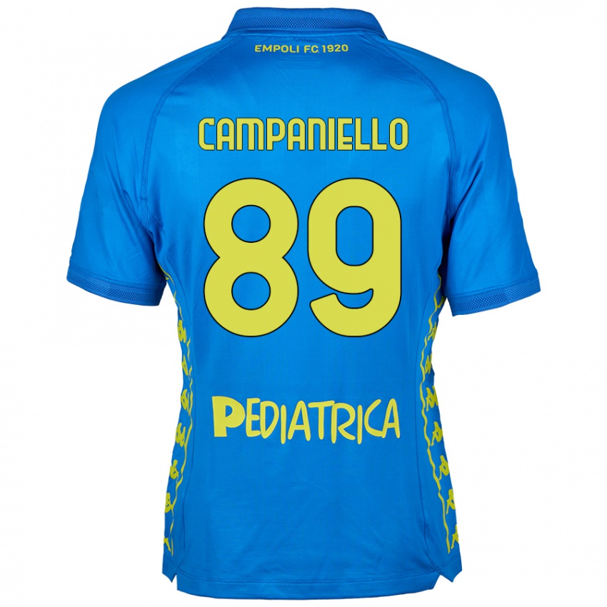 Gyermek Thomas Campaniello #89 Kék Hazai Jersey 2024/25 Mez Póló Ing