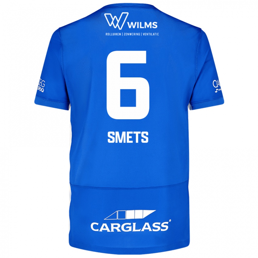 Gyermek Matte Smets #6 Kék Hazai Jersey 2024/25 Mez Póló Ing