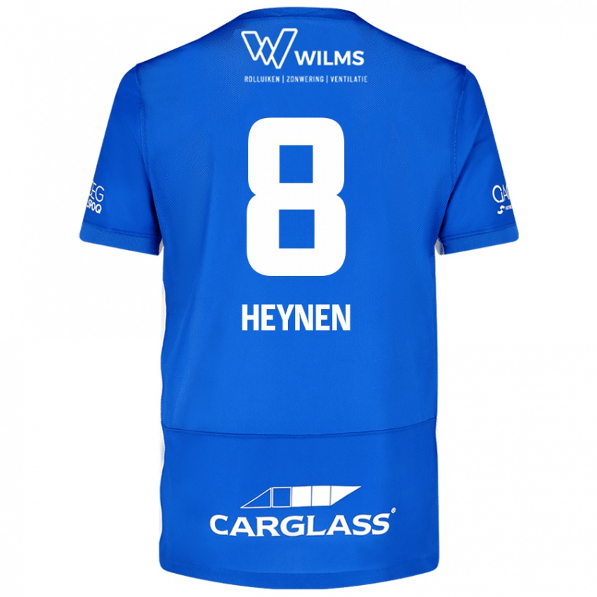 Gyermek Bryan Heynen #8 Kék Hazai Jersey 2024/25 Mez Póló Ing