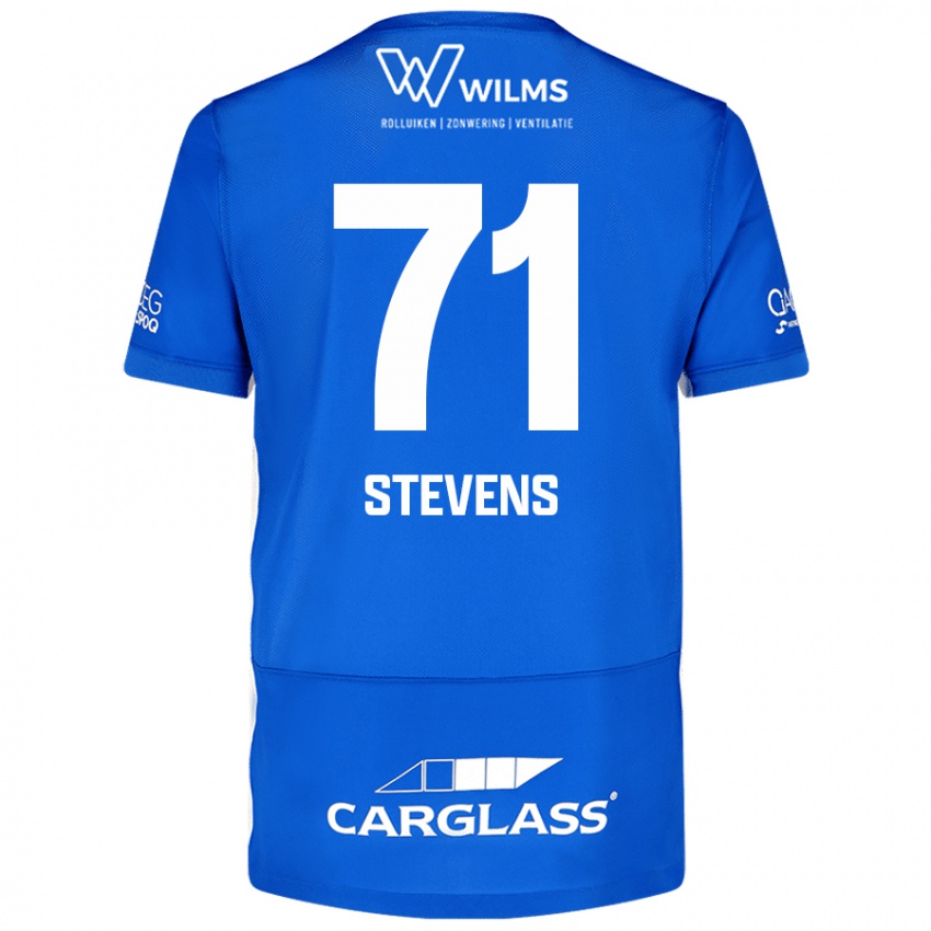 Gyermek Brent Stevens #71 Kék Hazai Jersey 2024/25 Mez Póló Ing