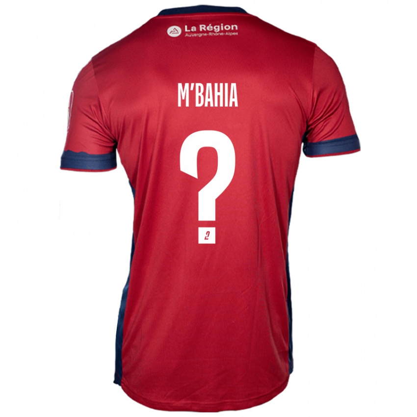 Gyermek Ivan M'bahia #0 Világos Bordó Hazai Jersey 2024/25 Mez Póló Ing