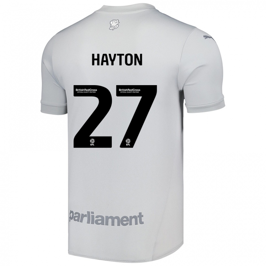 Gyermek Adam Hayton #27 Ezüstszürke Idegenbeli Jersey 2024/25 Mez Póló Ing