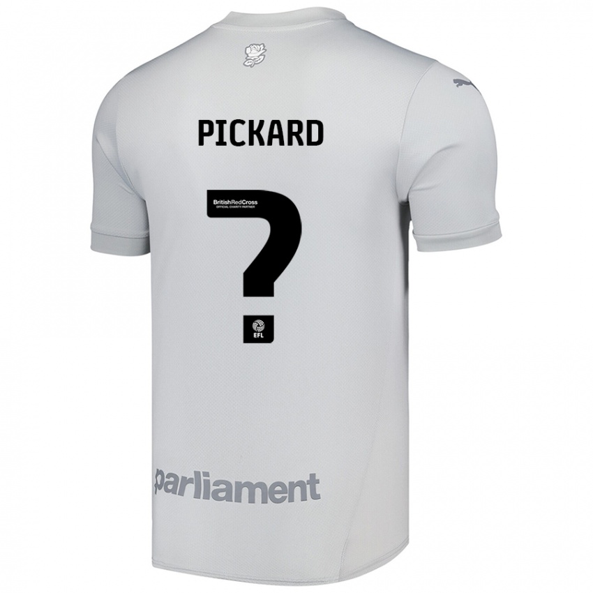 Gyermek Hayden Pickard #0 Ezüstszürke Idegenbeli Jersey 2024/25 Mez Póló Ing