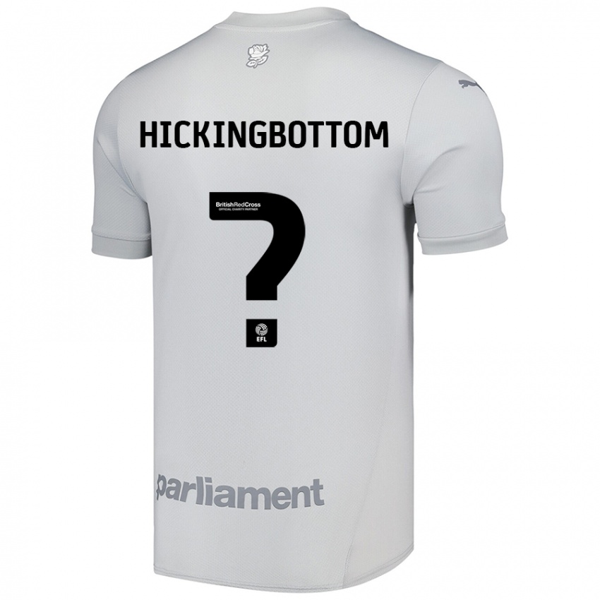 Gyermek Charlie Hickingbottom #0 Ezüstszürke Idegenbeli Jersey 2024/25 Mez Póló Ing