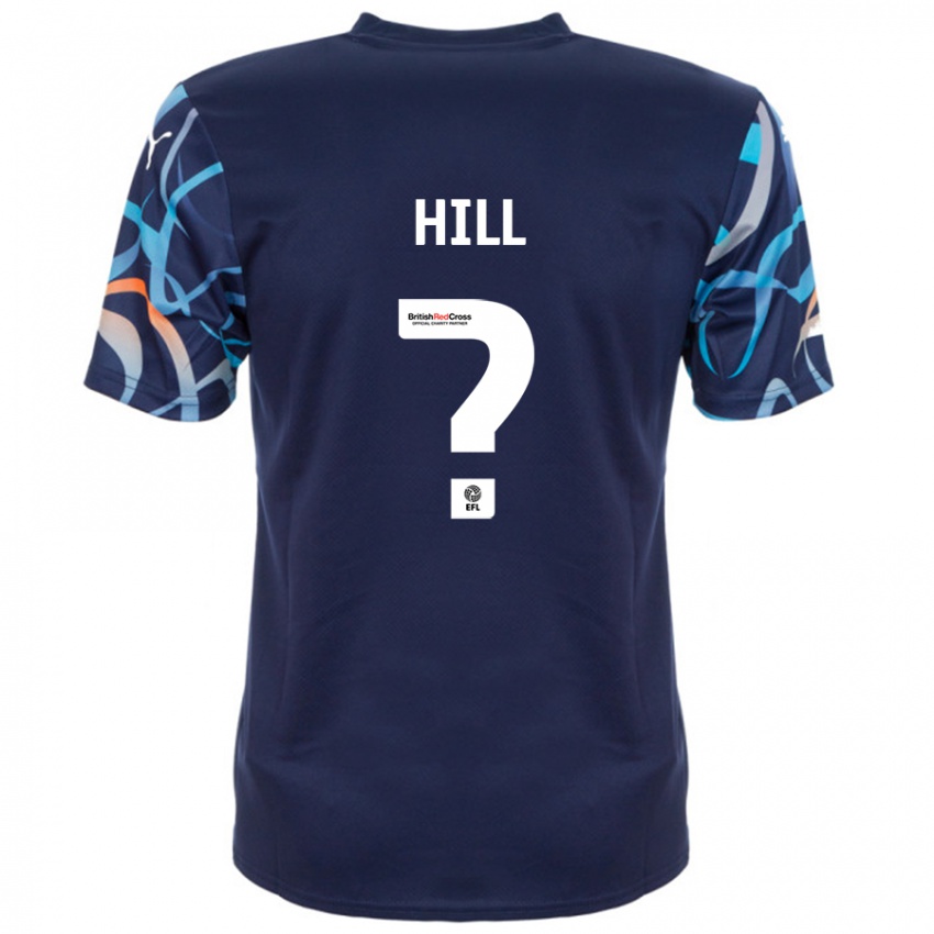 Gyermek Tyler Hill #0 Sötétkék Idegenbeli Jersey 2024/25 Mez Póló Ing