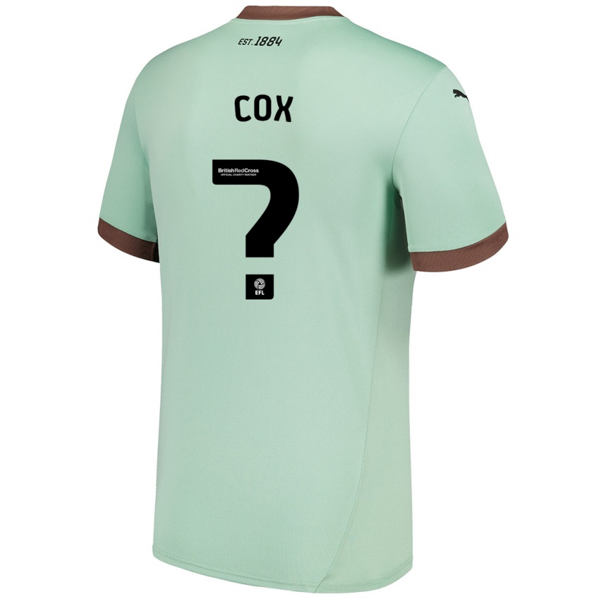 Gyermek Daniel Cox #0 Halványzöld Idegenbeli Jersey 2024/25 Mez Póló Ing