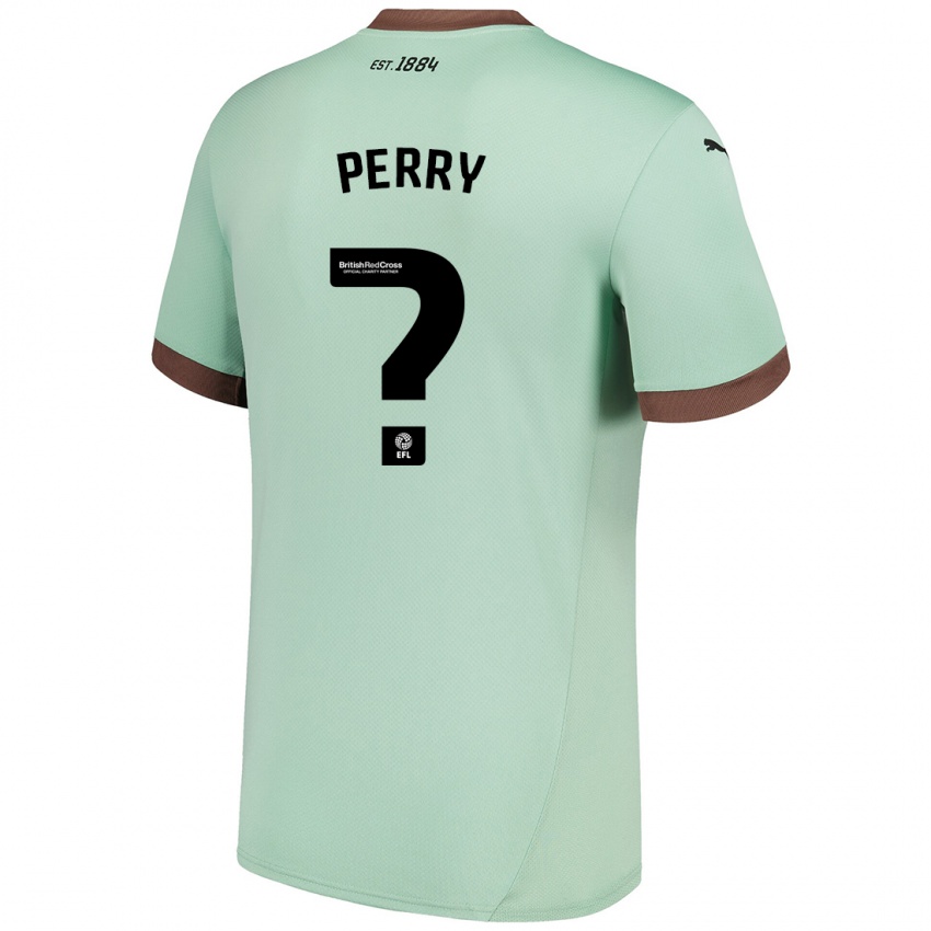 Gyermek Jack Perry #0 Halványzöld Idegenbeli Jersey 2024/25 Mez Póló Ing