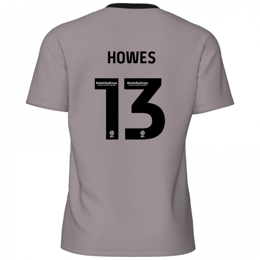 Gyermek Sam Howes #13 Szürke Idegenbeli Jersey 2024/25 Mez Póló Ing