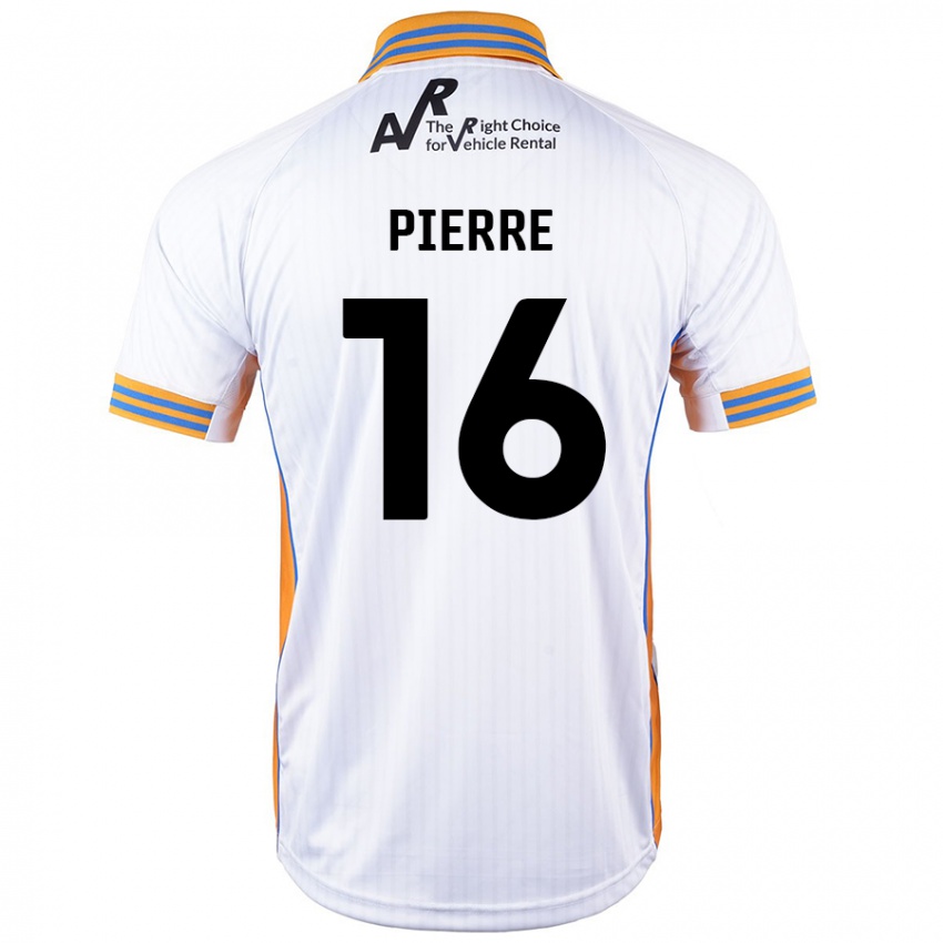 Gyermek Aaron Pierre #16 Fehér Idegenbeli Jersey 2024/25 Mez Póló Ing