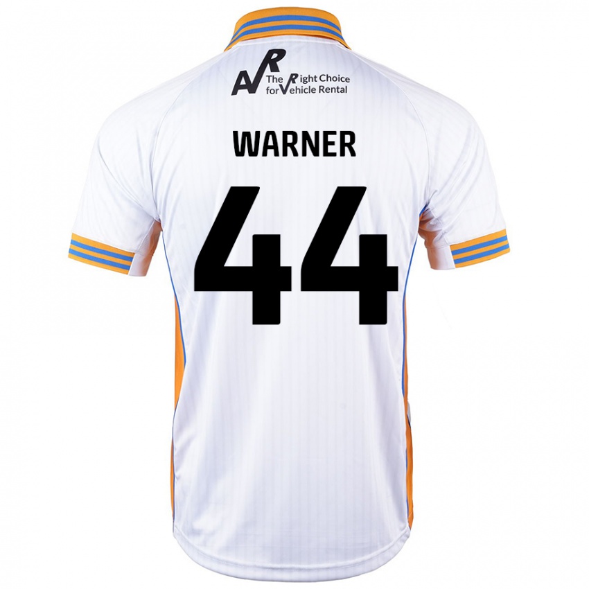 Gyermek James Warner #44 Fehér Idegenbeli Jersey 2024/25 Mez Póló Ing